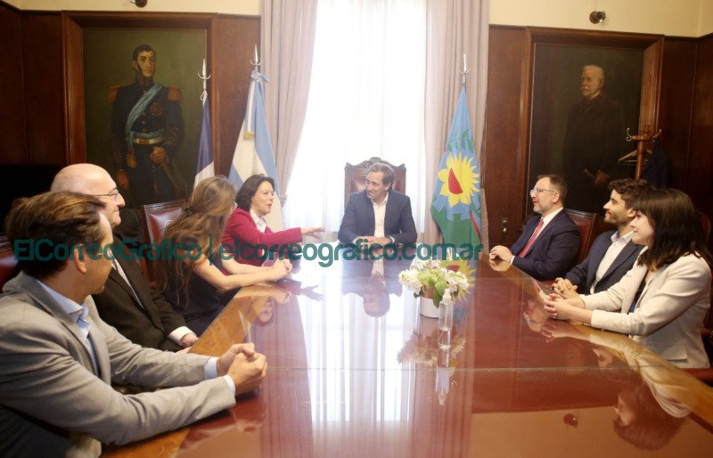 Garro recibio a la embajadora de Francia y delinearon acciones conjuntas en materia ambiental 1