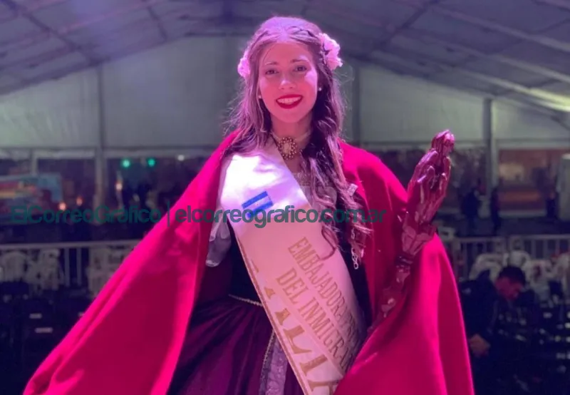 Giuliana Nizzo nueva Embajadora Cultural de la Fiesta Provincial del Inmigrante 3