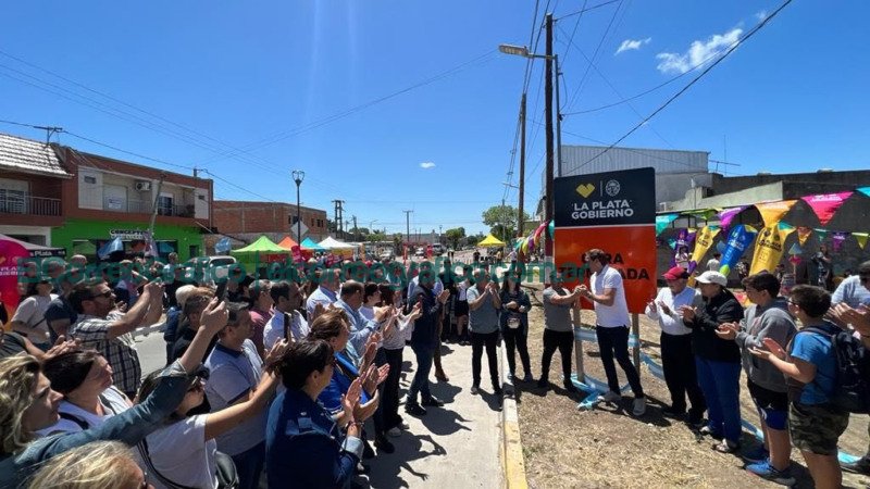 Garro inauguro la nueva Avenida 38 y celebro con los vecinos de San Carlos 1