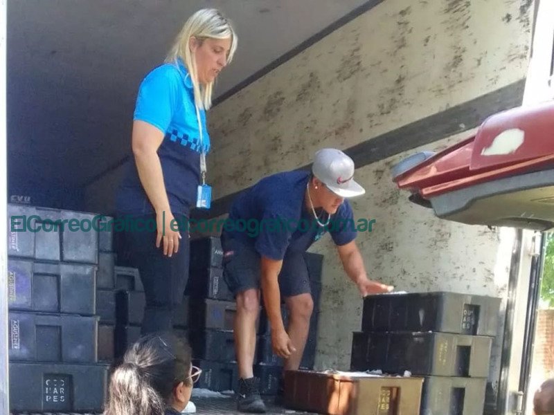 Intervención en Berisso por el trasbordo ilegal de mercadería Intervencion en Berisso por el trasbordo ilegal de mercaderia 3