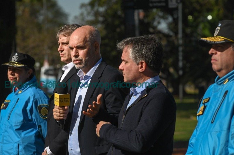 Rodríguez Larreta: “Así como se pudo en la Ciudad de Buenos Aires, estoy convencido de que se le puede ganar al delito en todo el país” Rodriguez Larreta motos Policia de la Ciudad 1