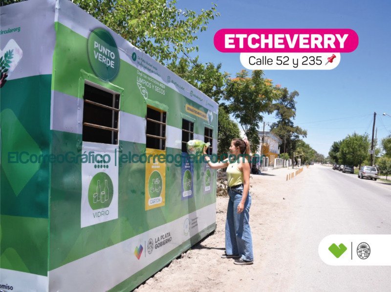3 Puntos Verdes en La Plata para promover la separación de residuos 3 nuevos espacios en La Plata para promover la separacion de residuos 2