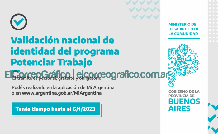 Validación de identidad para titulares de Potenciar Trabajo Validacion de identidad para titulares de Potenciar Trabajo 11