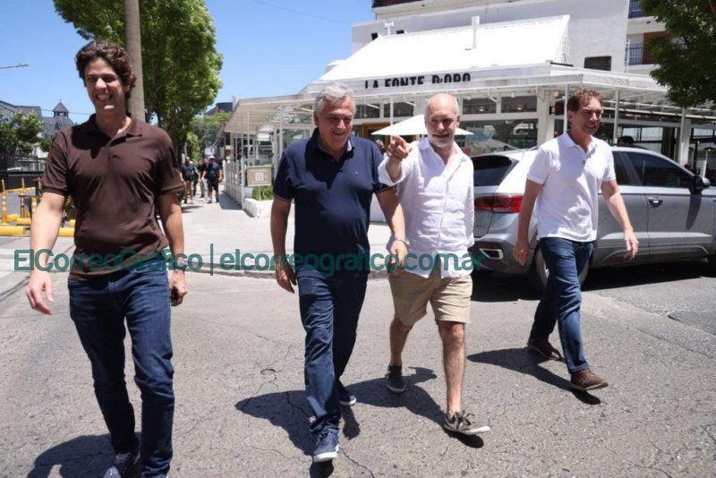 Rodriguez Larreta Morales y Lousteau en Mar del Plata se reunieron a sus equipos economicos 1