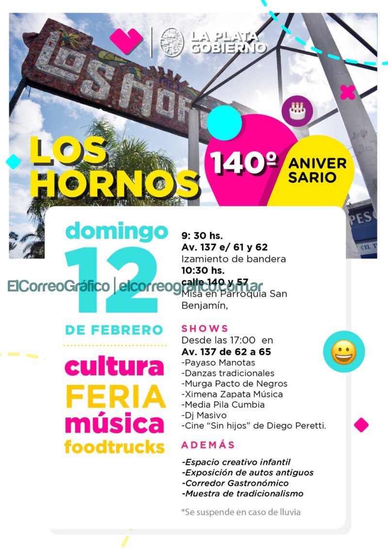 Los Hornos celebrara su 140° aniversario 2
