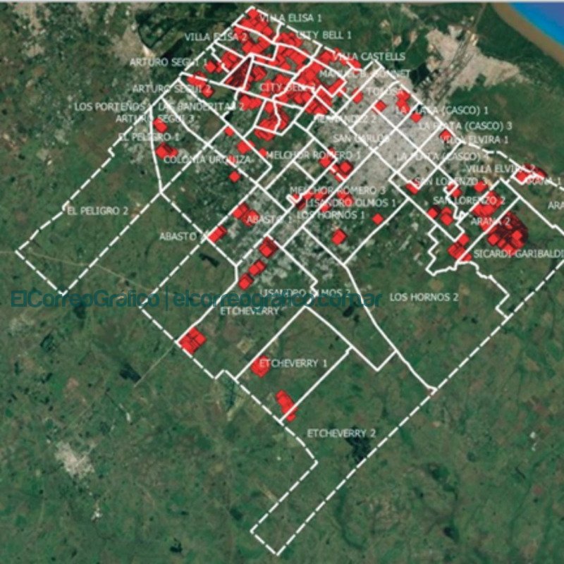 Mediante tecnologia satelital la APR detecto unas 15 mil construcciones no habilitadas