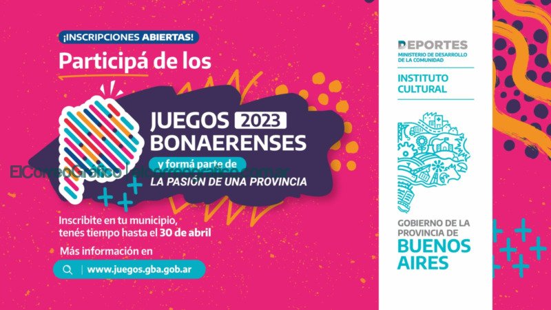 Abrieron las inscripciones para los Juegos Bonaerenses 2023