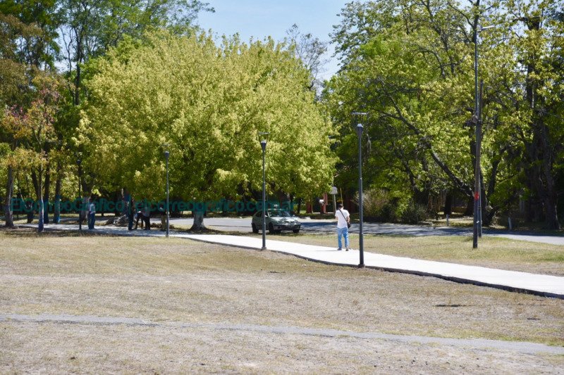 Avanza el nuevo sendero en el Parque Lineal Boveri