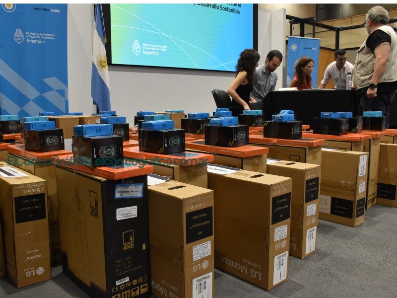 Berisso recibio equipamiento tecnologico para areas ambientales 2