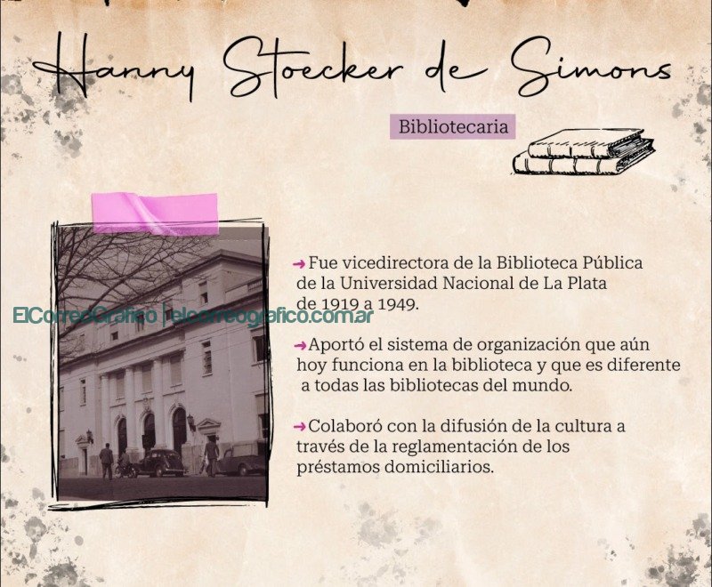 La Municipalidad de la Plata nombró a las “6 Sabias Platenses” El Municipio de la Plata nombro a las Seis Sabias Platenses 1 Hanny Stoecker de Simons