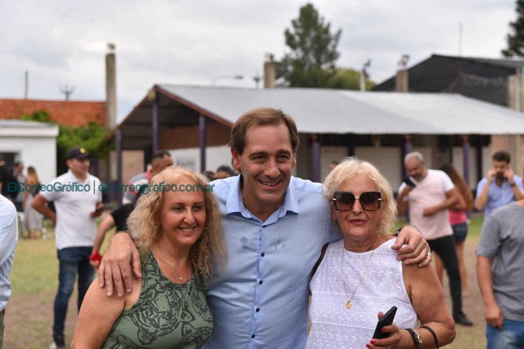 Jullio Garro con Horacio Rodriguez Larreta en La Plata 2