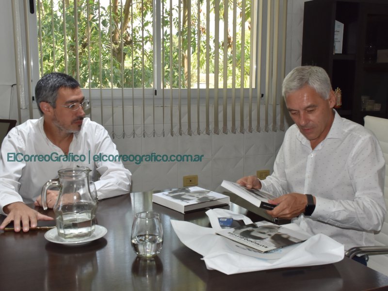 Fabián Cagliardi recibió a funcionarios del INCAA Fabian Cagliardi recibio a funcionarios del INCAA 3