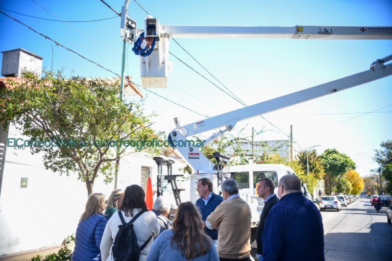 Garro recorrió las obras de la nueva Delegación de Tolosa 5