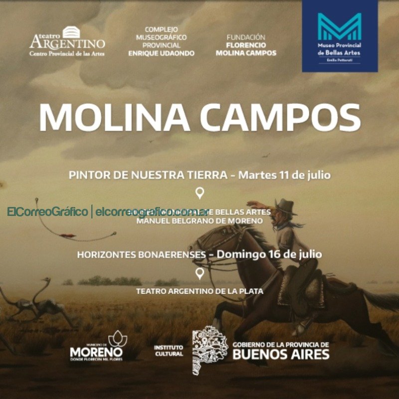 La pintura de Florencio Molina Campos vuelve a la Provincia 1