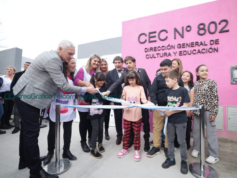 Inauguración del Nuevo Centro Educativo Complementario N° 802 en Berisso 2