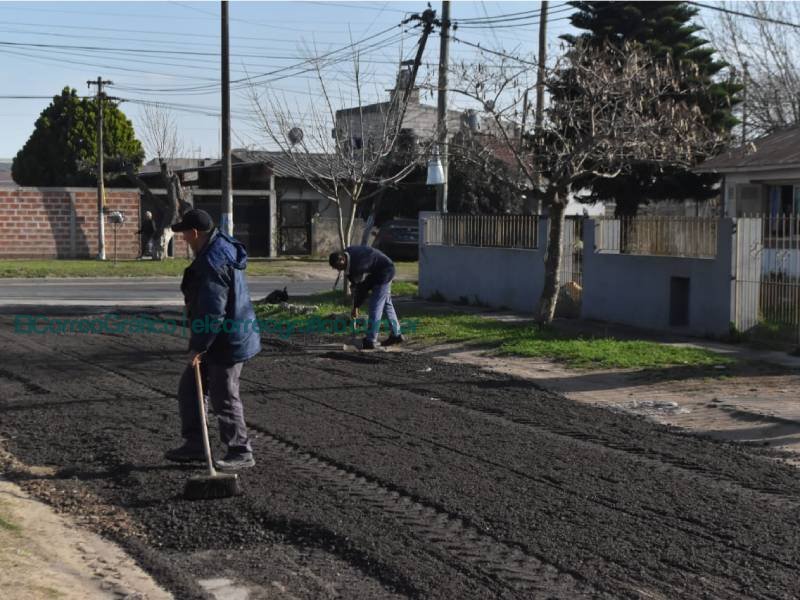 Mejorado de calles en Barrio Obrero y Villa Progreso 3