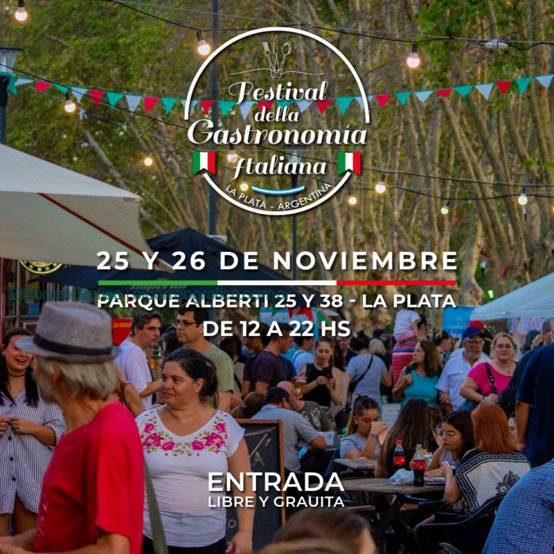 Festival Della Gastronomía Italiana. Un fin de semana de Cultura, Sabores y Entretenimiento en el Parque Alberti 2