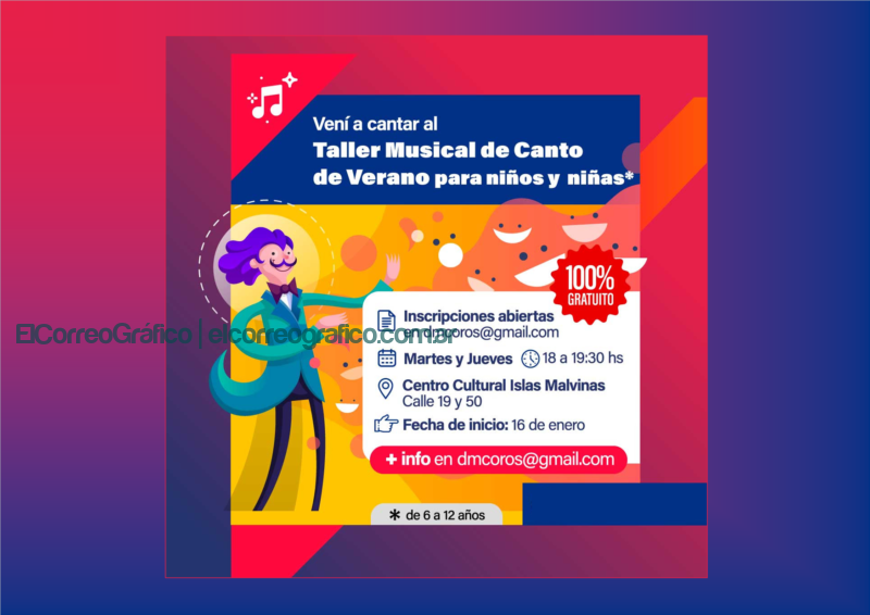 Taller musical de canto para niños en La Plata Taller musical de canto para niños en La Plata