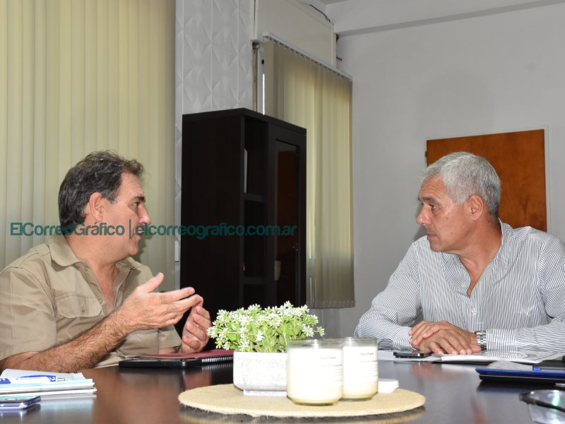Intendente de Berisso con Ministro de Seguridad bonaerense Intendente de Berisso con Ministro de Seguridad bonaerense 1