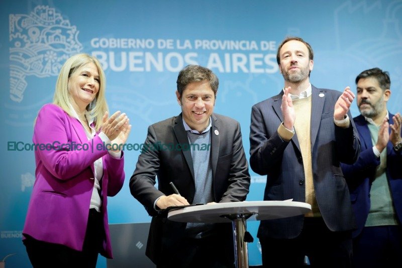 Axel Kicillof realizó el 2° desembolso del Fondo de Fortalecimiento Fiscal Municipal 3