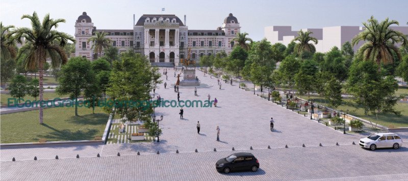 Presentan proyecto de renovación integral de la Plaza San Martín en La Plata 3