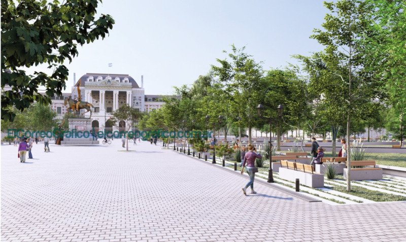 Presentan proyecto de renovación integral de la Plaza San Martín en La Plata 5