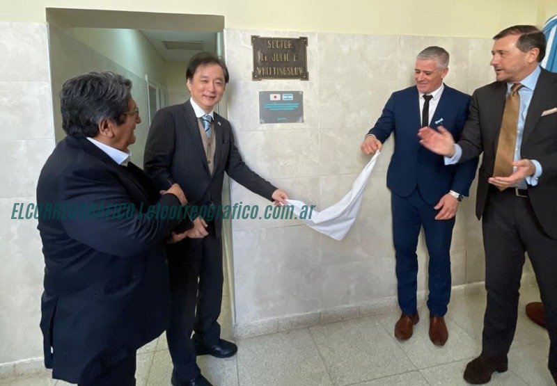 Donación al Hospital San Antonio de Padua de Navarro2 Japón donó de un equipo de ultrasonido al Hospital de Navarro