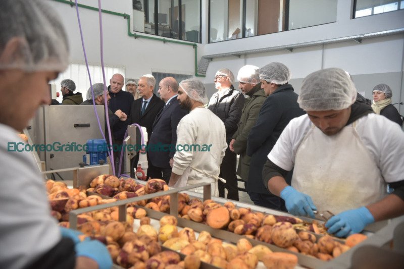 Intendente de La Plata y vicepresidente de la UNLP recorrieron Plantas Productivas de Interés Social 2