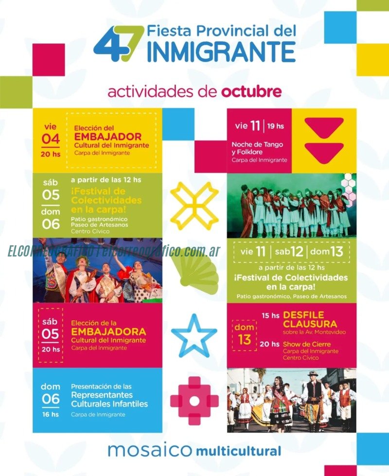 47° Fiesta Provincial del Inmigrante en Berisso. Una celebración multicultural 1 octubre