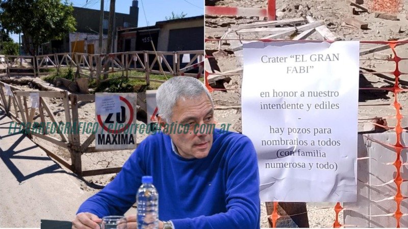 Falta de respuestas de la gestión del "Gran Fabi" Cagliardi: vecinos de Berisso protestan por obra inconclusa El Gran Faby Falta de respuestas de la gestión del Gran Fabi Cagliardi, vecinos de Berisso protestan por obra inconclusa