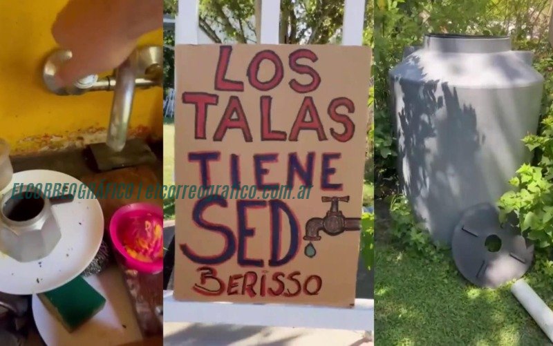 Falta de agua en Los Talas: vecinos protestan por promesas incumplidas de Cagliardi Los Talas tiene sed Falta de agua en Los Talas. vecinos protestan por promesas incumplidas de Cagliardi1