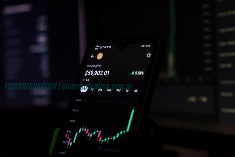 Cómo el Bitwave Inmediato y la IA están cambiando el comercio para siempre a cell phone displaying a stock chart on the screen Cómo el Bitwave Inmediato y la IA están cambiando el comercio para siempre