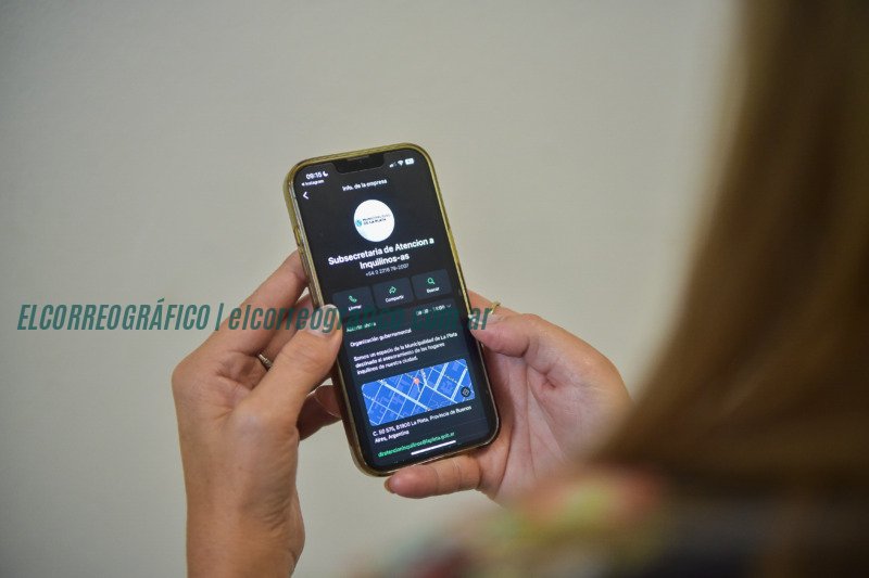 Línea de WhatsApp en La Plata brinda apoyo a inquilinos sobre contratos de alquiler