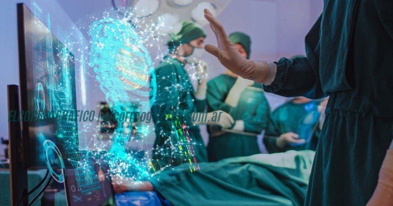 Doctor using hologram modern virtual screen interface Respiratory System in the operating room, innovative and future of medical and healthcare technology La era de Quantum AI, Transformaciones en medicina y educación que no puedes ignorar