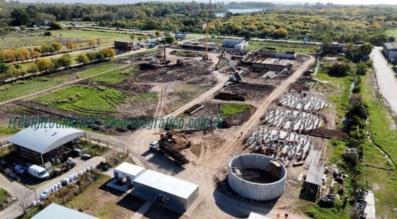 Nueva planta potabilizadora en La Plata. inversion de 117.514 millones de pesos