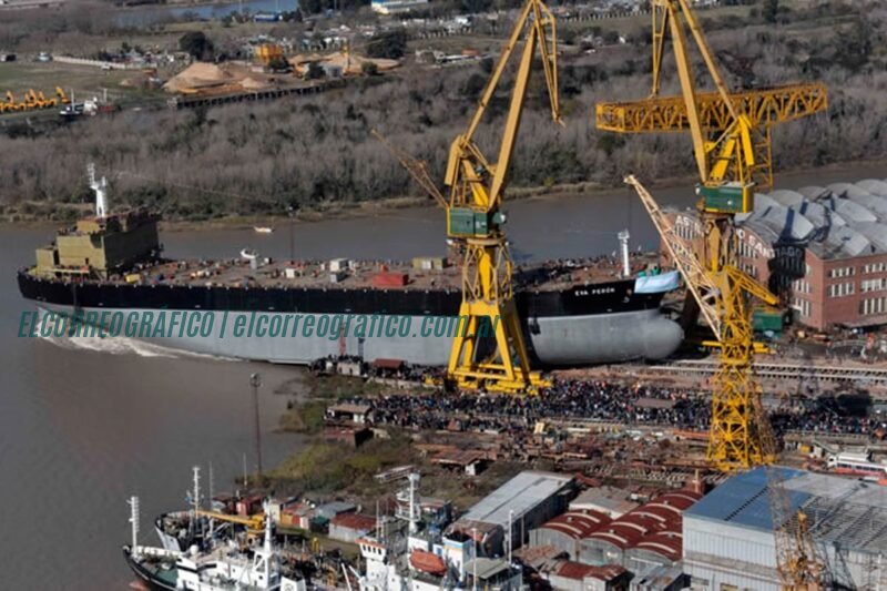 Crisis del Astillero Río Santiago, buques pagados por Venezuela donde desviaron 23 millones USD para el Estadio Único 2