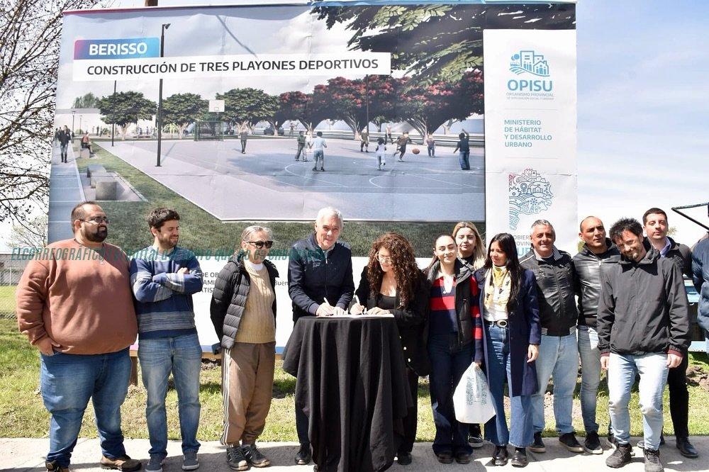 Si hay cartel hay foto, Cagliardi cerró el convenio OPISU empañado por escándalo de corrupción de la constructora Sol Vial SA 3