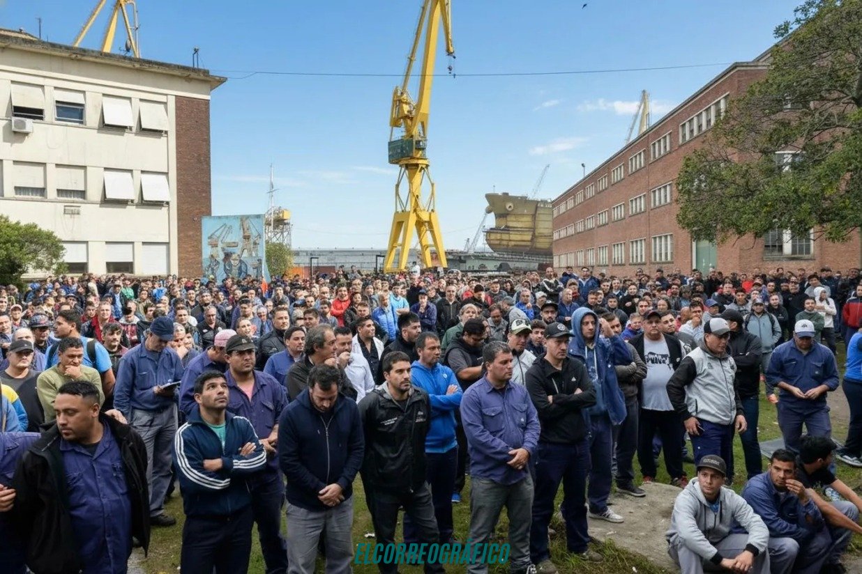 El Astillero Río Santiago al borde del colapso: buques oxidados, desvío millonario y amenaza de privatización El Astillero Río Santiago al borde del colapso buques oxidados, desvío millonario y amenaza de privatización 07