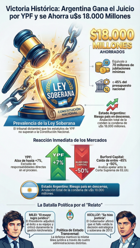 Fallo histórico que se safó pagar USD 18.000 millones por YPF y su batalla política sin fin 01