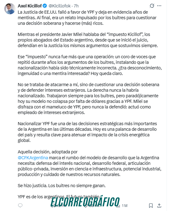 Fallo histórico que se safó pagar USD 18.000 millones por YPF y su batalla política sin fin 17