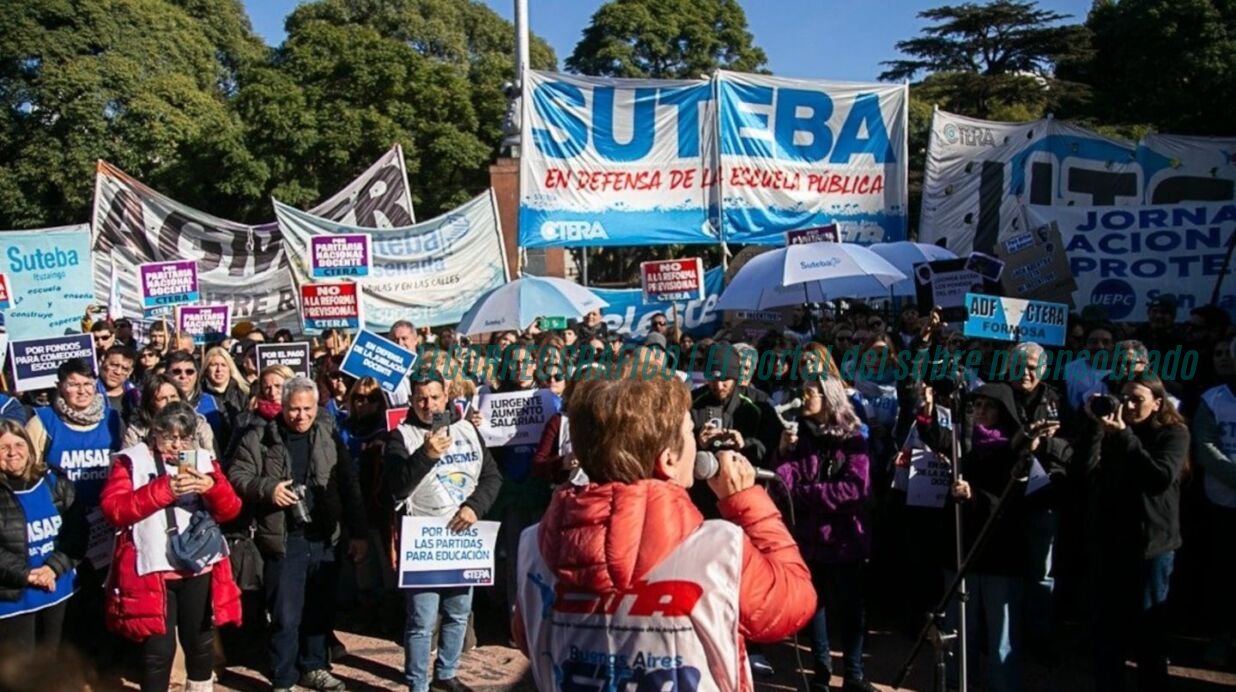 Aumento salarial docente. Provincia confirma un 7% en 2 cuotas tras paro histórico 02