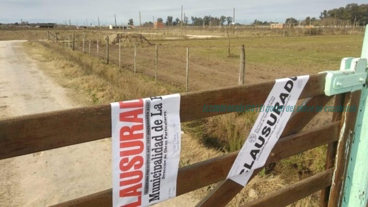 Sol Vial Berisso, Jueza revela freno a 10 loteos en La Plata 5 Sol Vial Berisso: obra paralizada por la Justicia en loteo ilegal de La Plata