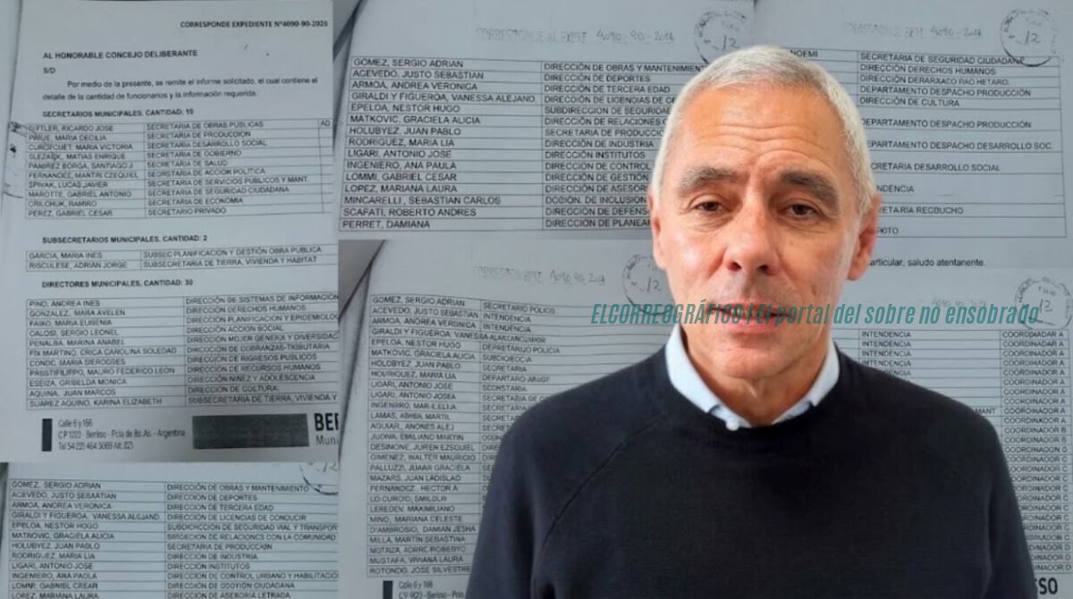 Cargos políticos en Berisso: un informe con poca confianza que confirma 96 funcionarios de Cagliardi Cargos políticos en Berisso, informe a medias que confirma 96 funcionarios de Cagliardi