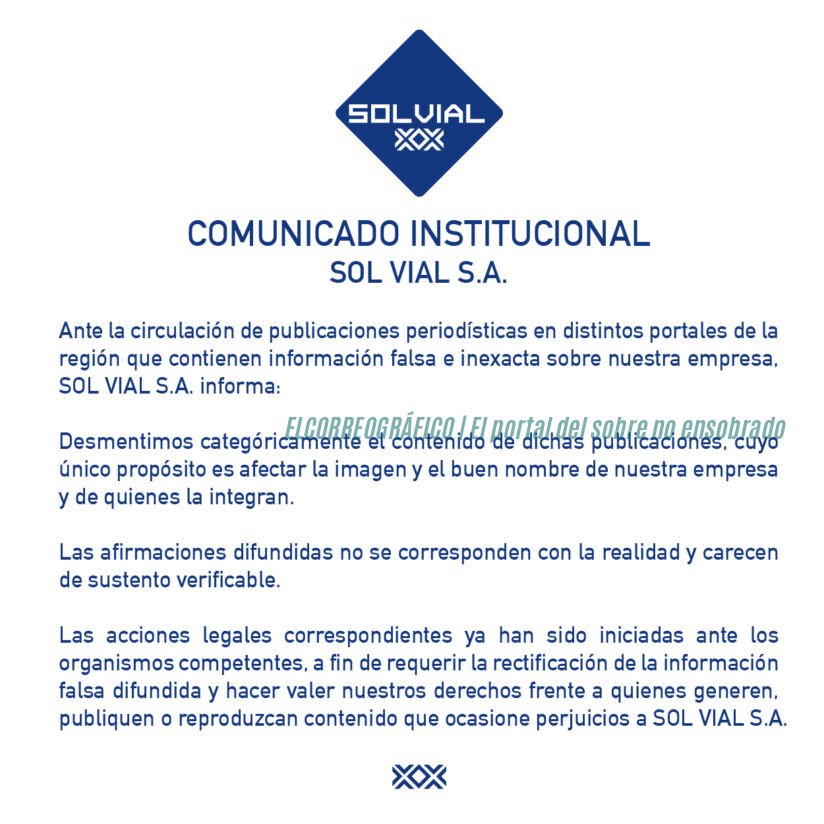 Comunicado Sol Vial agosto 2026 1