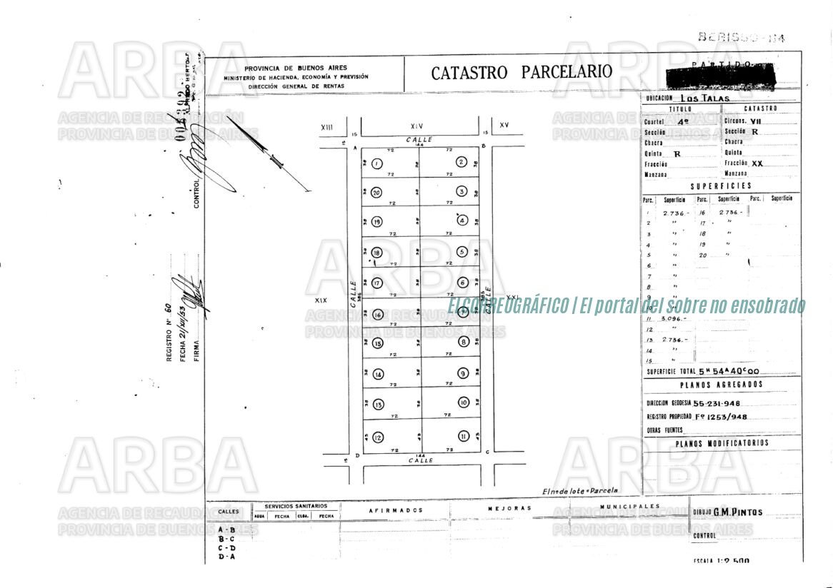 Loteos clandestinos en Berisso, 6 lotes en la calle 100 una zona inundable de Los Talas 6