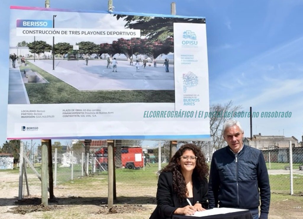 Sol Vial en Berisso revela el impacto de una obra de $1.463 millones del OPISU mientras está imputado en el "Garro Gate" Si hay cartel hay foto, Cagliardi cerró el convenio OPISU empañado por escándalo de corrupción de la constructora Sol Vial SA 5 Fabian Cagliardi y Romina Barrios